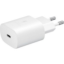 3 Easy Tekno 1 Yıl Samsung Galaxy S20+ Plus Bts Edition TA800 25W Type-C Uyumlu Beyaz Şarj Adaptör Ithalatçı Gar
