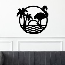 To Design Lab Flamingo Deniz Sahil Dekoratif Tablo
