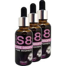 Semel Stımul8 (S8) Kadınlara Özel 3 Adet Extradestekıeyicı 30 ml Özel Uyarıcıdamıa