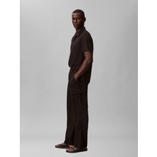 Calvin Klein Erkek Siyah Calvin Klein Relaxed Straıght Lın, Ub1, 32 Siyah Erkek Pantolon