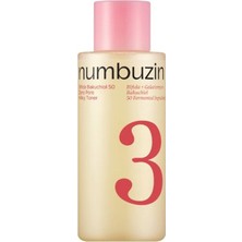 Numbuzin No.3 Bifida Bakuchiol 50 Zero Pore Milky Toner 200ML | Gözenek Sıkılaştırıcı ve Bariyer Güçlendirici Süt Tonik