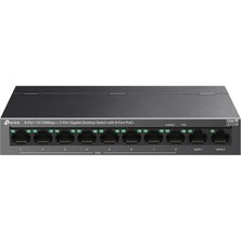 TP-Link Tp-Lınk 8port Poe 96W 2-Uplink 100MBIT Yönetilemez Switch LS1210P