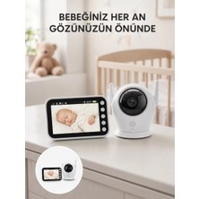 Ronanna 4.5 Inç Ekranlı Gece Görüşlü Bebek Kamerası ve Monitörü