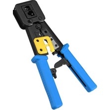 Efiks RJ45 RJ11 RJ12 EZ45 CAT5 CAT6 YENİ NESİL KONNEKTÖR KOLAY SIKMA PENSESİ