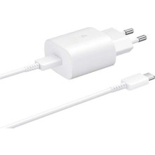 3 Easy Tekno Beyaz S24 - S24 Plus Type-C 25W Hızlı Şarj Aleti Orijinal ( Pd Adaptör + Kablo ) Ithalatçı Garantil