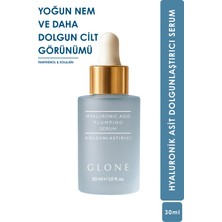 Glone Hyaluronik Asit Dolgunlaştırıcı Serum | Yoğun Nem ve Daha Dolgun Cilt Görünümü İçin | Panthenol & Kolajen | 30 ml
