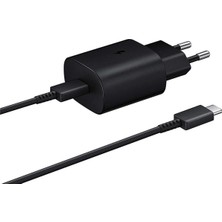 Easy Tekno Şarj Edilebilir Pil SM-A336E A33 5g EP-TA800N Typec 25W Kablolu Hızlı Şarj Adaptörü Siyah