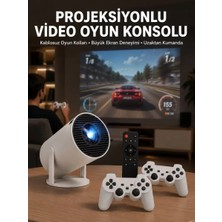Ronanna Film Dizi ve Oyun Için Taşınabilir Kablosuz Mini Projeksiyon