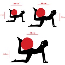 To Design Lab Pilates Temalı Kırmızı - Siyah Dekoratif Tablo