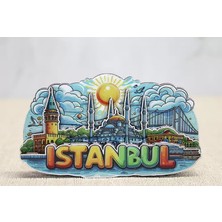 Ronanna Ahşap Istanbul Temalı Magnet - Model 5