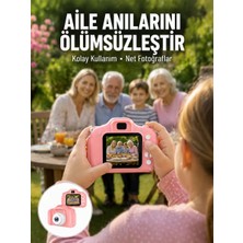 Ronanna Taşınabilir Hd Dijital Kamera Video Kayıt Fotoğraf Çekim USB Bağlantılı Şarjlı