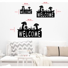 To Design Lab Welcome - Hoşgeldiniz Dekoratif Tablo