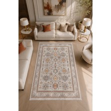 Cos.kim Dekoratif Halı Kaymaz Taban Leke Tutmaz Yıkanabilir Kilim Özel Ölçü Salon Halısı 3008