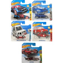 Hot Wheels 5'li Set | Regular Eski Tip ve Modern Metal Arabalar