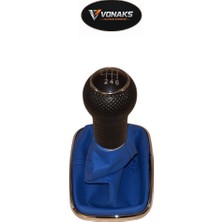Vw Golf 4 Mk4 Bora 98-04 6 Ileri Geniş Tip Benzinli Mavi Körüklü Vites Topuzu 1J0711113