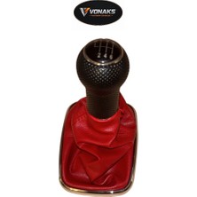 Vw Golf 4 Mk4 Bora 98-04 6 Ileri Dar Tip Dizel Kırmızı Körüklü Vites Topuzu 1J0711113EG