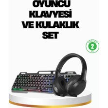Ronanna HN01 Kulaklık + PG-8018 Oyuncu Klavyesi Set