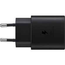 3 Siyah Galaxy S24 Plus Type-C Fast Şarj Adaptörü 25W Siyah (Samsung Türkiye Garantili) USB Type C 2