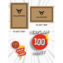 Hasyüncü Ofset Matbaacılık 35X50 135 Gr. Kraft Kağıt Oto Paspası Cupra 50 Adet Yatay 50 Adet Dikey
