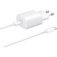 3 Easy Tekno Şarj Edilebilir Pil SM-N975F Note 10+ EP-TA800N Typec 25W Kablolu Hızlı Şarj Adaptörü Beyaz
