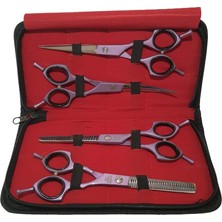 Hcctrend Sgroom 4 Lü Çantalı Makas Set  7" Mor