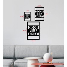 To Design Lab Good Vibes Only - Sadece Iyi Hisler Temalı Dekoratif Tablo