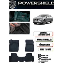 POWERSHIELD Nissan Qashqai (Benzinli) 2022 ve Sonrası Uyumlu Araca Özel 5D Premium Havuzlu Paspastakımı