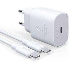3 Syrox Samsung EP-TA800XWEGWW - 25W Adaptör + Type-C / Type-C Kablo