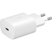 3 Easy Tekno Beyaz Samsung Galaxy A70 TA800 25W Type-C Uyumlu Beyaz Şarj Adaptör 1 Yıl USB Type C Ithalatçı Gara