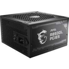 MSI Msı 850W 80+ Gold A850GL Pcıe5.0 Tam Modüler Power Supply