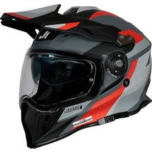Just1 J34 Pro Globe Kapalı Motosiklet Kaskı Kırmızı  Siyah