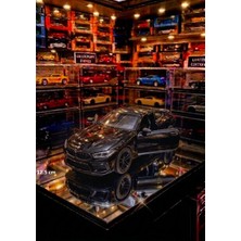 Oyuncak Sahili Bmw M8 Coupe Diecast Metal Orjinal 12.5 cm Lisanslı Model 1.36 Araba Kapı Açılır Geri Çekbırak Metalic Black