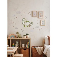 Meta Design Renkli Sevimli Dino Pleksi Ayna