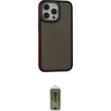 Marsilyan™- iPhone 14 Pro Max Kılıf Eksen Işık - Siyah Joko Magic 5d Hayalet Cam
