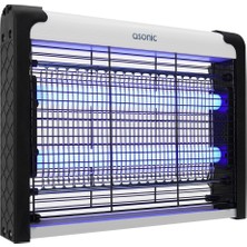 Erdo Ticaret Asonıc AS-A28, Siyah, 4W, 2000V, Masaüstü, Zincir Askılı, 2ADET Uv Mor Işıklı, Siyah Kasa, Sinek Öldürücü