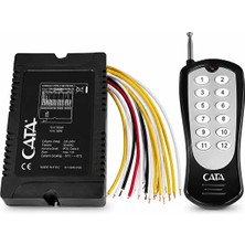 Cata 10’lu Aydınlatma Kumandası Uzaktan Kumandalı 20 Metre 10X1000W