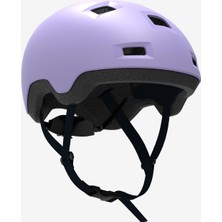 Decathlon Btwin Çocuk Paten/kaykay/scooter/bisiklet Kaskı - Lila - B100