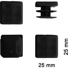 Erdo Ticaret Kare Profil Iç Tapa 25X25 mm 4 Adet