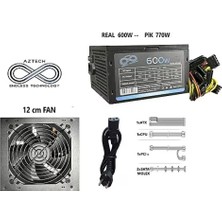 Aztech 600W 12CM Fanlı Atx Power Supply