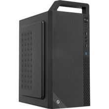 Erdo Ticaret Frısby FC-2725B, 1X80MM Fan, Siyah, 300W, USB 3.0, Matx, Mini Tower, Kulplu Kurumsal Kasa