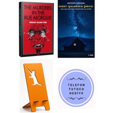 Ren Kitap The Murders In The Rue Morgue - Edgar Allan Poe + Kuzey Işıklarının Şarkısı + Telefon Tutucu