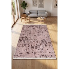 Halı Special Vera Vizon Kaymaz Taban Geometrik Pamuklu Yıkanabilir Salon Mutfak Oturma Odası Modern Kilim