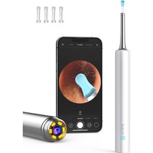 Erdo Ticaret Bebırd T5 3mp Kamera 3.5mm Lens Şarjlı Wıfı Görüntülü Kulak Temizleyici Beyaz Renk