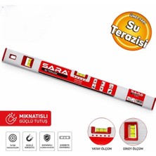 Sara S674 Alüminyum Mıknatıslı Su Terazisi 100 cm