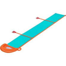 Bestway H2OGO! Su Kaydırağı, 488 x 129 Cm, 3 Yaşından Itibaren, Dayanıklı Pvc, Splashboost Fıskiye, Stomp-Pads, Küçük Iniş Havuzu, Bahçe Hortumu Bağlantısı, Onarım Yamaları Dahil