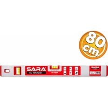 Sara S673 Alüminyum Mıknatıslı Su Terazisi 80 cm