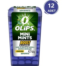 Kent Olips Mini Mints Nane Ginseng 12.5 G - 12 Adet