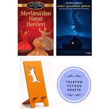 Yakamoz Yayınları Mevlana'dan Hayat Dersleri - Ender Haluk Derince + Kuzey Işıklarının Şarkısı + Telefon Tutucu