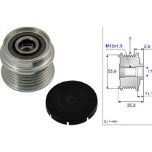 Ina Alternatör Kasnağı Vw Passat - A4 - A6 Afn-Alz-Alt-Avf-Awt 1.6-1.8 T-1.9 Tdı 1997-2004 038903119M
