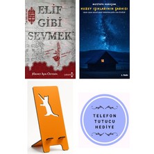 Yakamoz Yayınları Elif Gibi Sevmek - Hikmet Anıl Öztekin + Kuzey Işıklarının Şarkısı + Telefon Tutucu